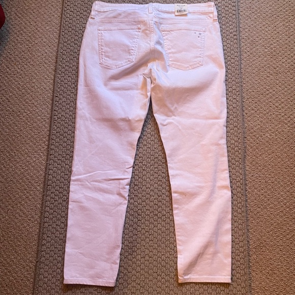 White crop skinny jeans size 10 NEW - Picture 6 of 8